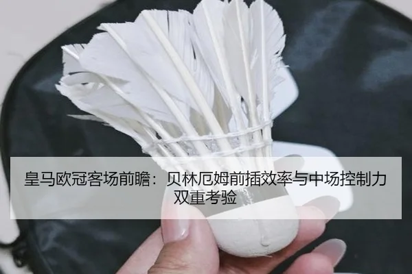皇马欧冠客场前瞻：贝林厄姆前插效率与中场控制力双重考验 | WukongSports